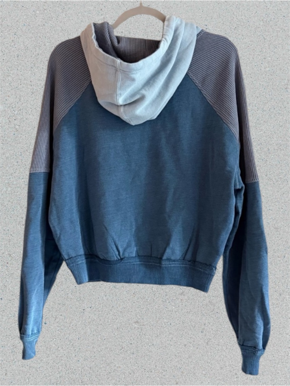 Free People Wild Blues 62 Zip Hoodie NWT We The Free Blue - Picture 7 of 10